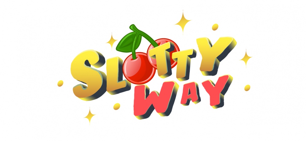 Logo najnowszej marki SlottyWay, która będzie nową drogą rozrywki